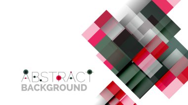 İş tanıtımı geometrik şablonu