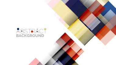 İş tanıtımı geometrik şablonu