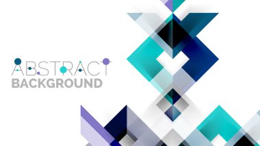 İş tanıtımı geometrik şablonu