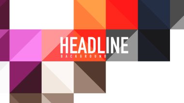 Modern geometrik sunum arka plan