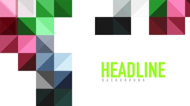 Modern geometrik sunum arka plan