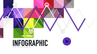 Modern geometrik sunum arka plan