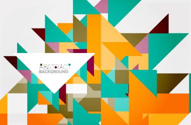 Üçgen desen tasarım arka plan