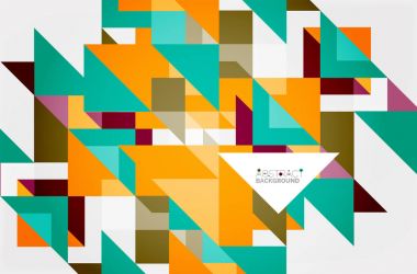 Üçgen desen tasarım arka plan