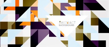 Üçgen desen tasarım arka plan