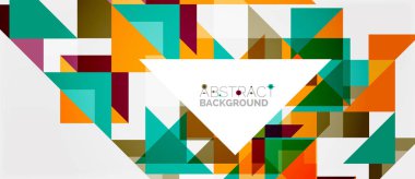 Üçgen desen tasarım arka plan