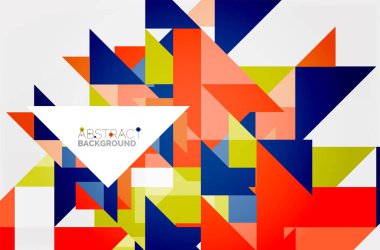 Üçgen desen tasarım arka plan