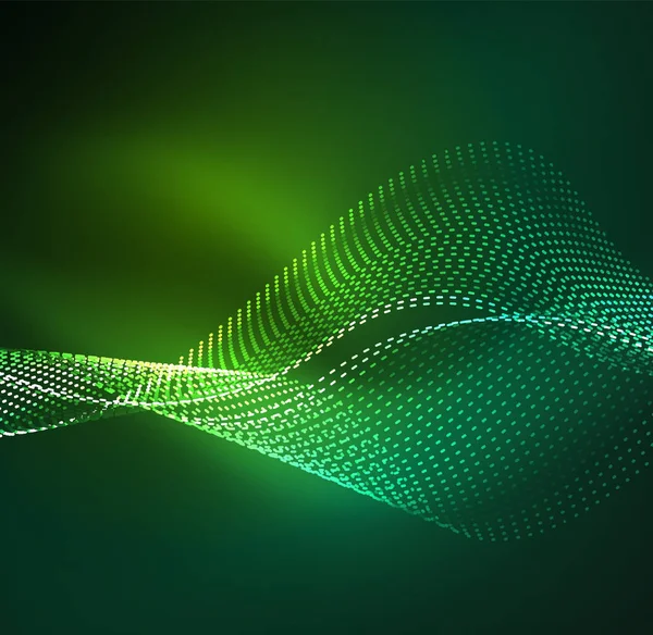 Vektör dalga parçacıklar arka plan