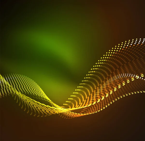 Vektör dalga parçacıklar arka plan