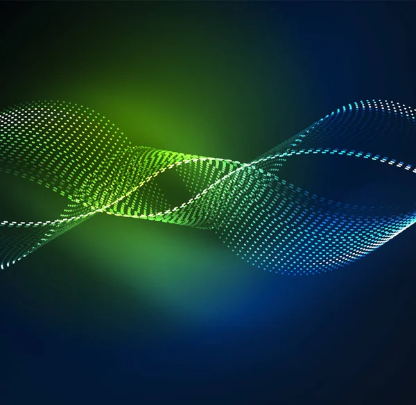 Vektör dalga parçacıklar arka plan