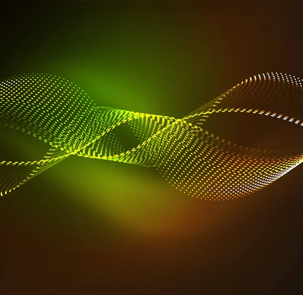 Vektör dalga parçacıklar arka plan