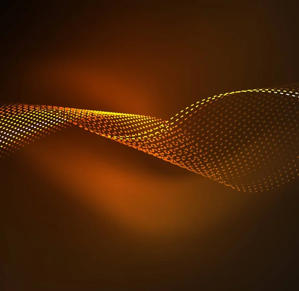 Vektör dalga parçacıklar arka plan