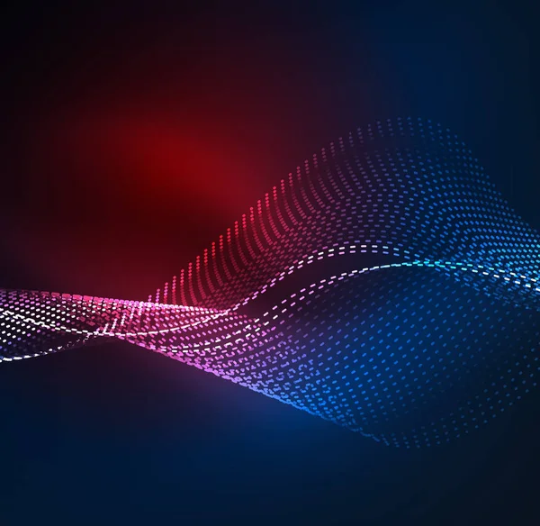 Vektör dalga parçacıklar arka plan