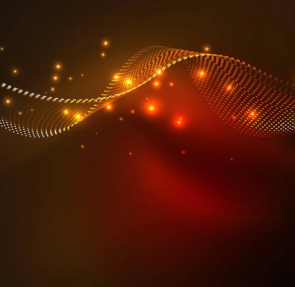 Vektör dalga parçacıklar arka plan