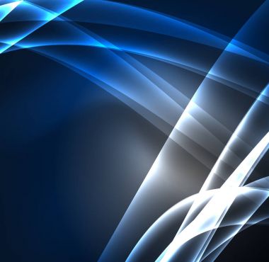 Enerji hatları, karanlıkta parlayan dalgalar vektör arka plan