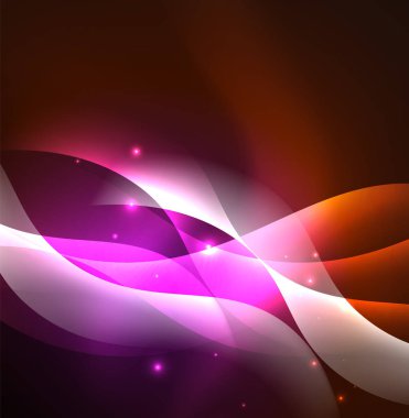 Neon ışıklı dalgalar