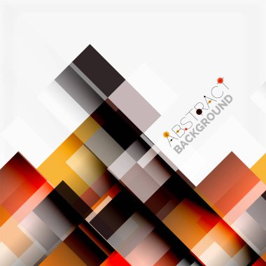 Soyut engeller şablon tasarım arka plan, beyaz, basit geometrik şekiller düz çizgiler ve dikdörtgenler