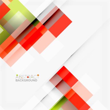 Soyut engeller şablon tasarım arka plan, beyaz, basit geometrik şekiller düz çizgiler ve dikdörtgenler