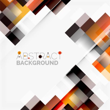 Soyut engeller şablon tasarım arka plan, beyaz, basit geometrik şekiller düz çizgiler ve dikdörtgenler