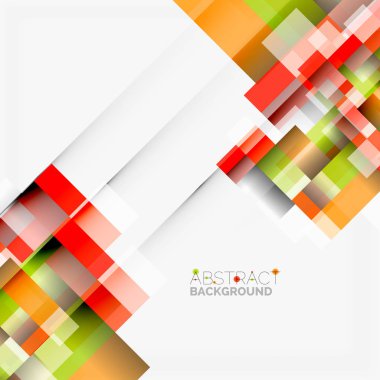 Soyut engeller şablon tasarım arka plan, beyaz, basit geometrik şekiller düz çizgiler ve dikdörtgenler