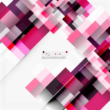 Soyut engeller şablon tasarım arka plan, beyaz, basit geometrik şekiller düz çizgiler ve dikdörtgenler