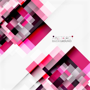 Soyut engeller şablon tasarım arka plan, beyaz, basit geometrik şekiller düz çizgiler ve dikdörtgenler