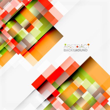 Soyut engeller şablon tasarım arka plan, beyaz, basit geometrik şekiller düz çizgiler ve dikdörtgenler