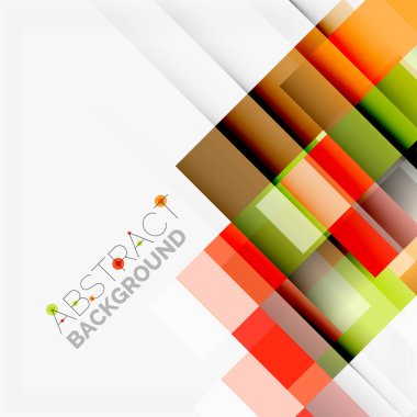 Soyut engeller şablon tasarım arka plan, beyaz, basit geometrik şekiller düz çizgiler ve dikdörtgenler