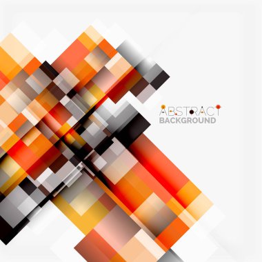 Soyut engeller şablon tasarım arka plan, beyaz, basit geometrik şekiller düz çizgiler ve dikdörtgenler