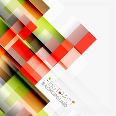 Soyut engeller şablon tasarım arka plan, beyaz, basit geometrik şekiller düz çizgiler ve dikdörtgenler