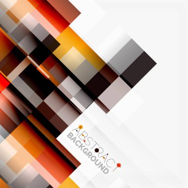 Soyut engeller şablon tasarım arka plan, beyaz, basit geometrik şekiller düz çizgiler ve dikdörtgenler