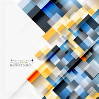 Soyut engeller şablon tasarım arka plan, beyaz, basit geometrik şekiller düz çizgiler ve dikdörtgenler