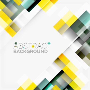 Soyut engeller şablon tasarım arka plan, beyaz, basit geometrik şekiller düz çizgiler ve dikdörtgenler