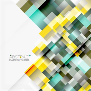 Soyut engeller şablon tasarım arka plan, beyaz, basit geometrik şekiller düz çizgiler ve dikdörtgenler