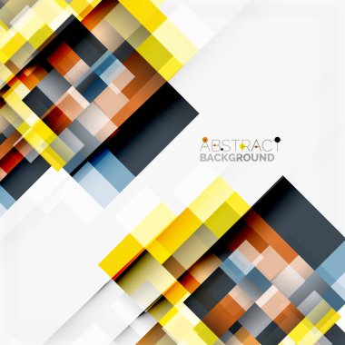 Soyut engeller şablon tasarım arka plan, beyaz, basit geometrik şekiller düz çizgiler ve dikdörtgenler