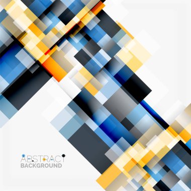 Soyut engeller şablon tasarım arka plan, beyaz, basit geometrik şekiller düz çizgiler ve dikdörtgenler