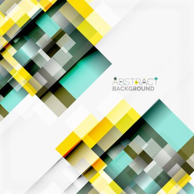 Soyut engeller şablon tasarım arka plan, beyaz, basit geometrik şekiller düz çizgiler ve dikdörtgenler