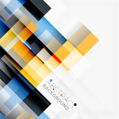 Soyut engeller şablon tasarım arka plan, beyaz, basit geometrik şekiller düz çizgiler ve dikdörtgenler