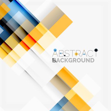 Soyut engeller şablon tasarım arka plan, beyaz, basit geometrik şekiller düz çizgiler ve dikdörtgenler