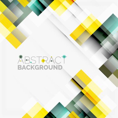 Soyut engeller şablon tasarım arka plan, beyaz, basit geometrik şekiller düz çizgiler ve dikdörtgenler