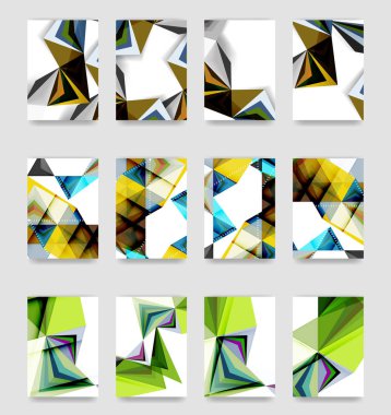 En az vektör arka plan küme kapsıyor