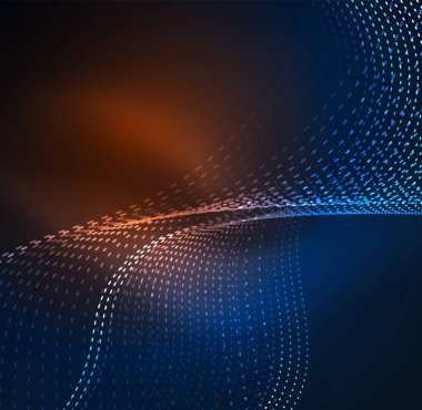 Vektör dalga parçacıklar arka plan