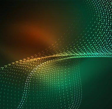 Vektör dalga parçacıklar arka plan