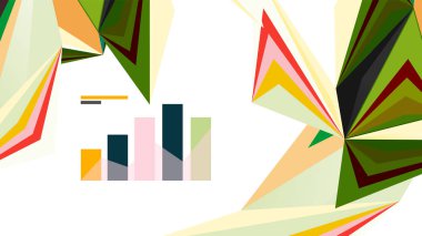 Modern üçgen sunu şablonu