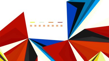 Modern üçgen sunu şablonu