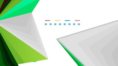 Modern üçgen sunu şablonu