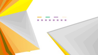 Modern üçgen sunu şablonu