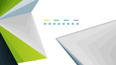 Modern üçgen sunu şablonu