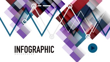 İş tanıtımı geometrik şablonu