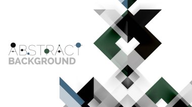 İş tanıtımı geometrik şablonu